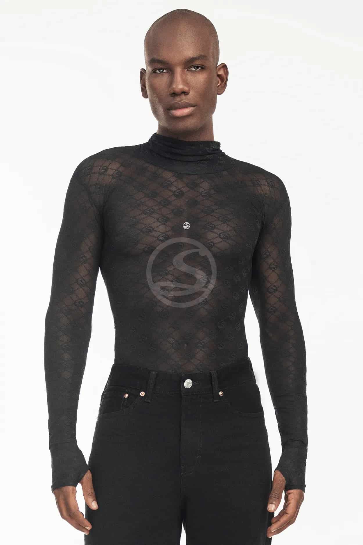 Mesh Surnia Negro Santísimas Men Ref. S-641 - miniatura 1