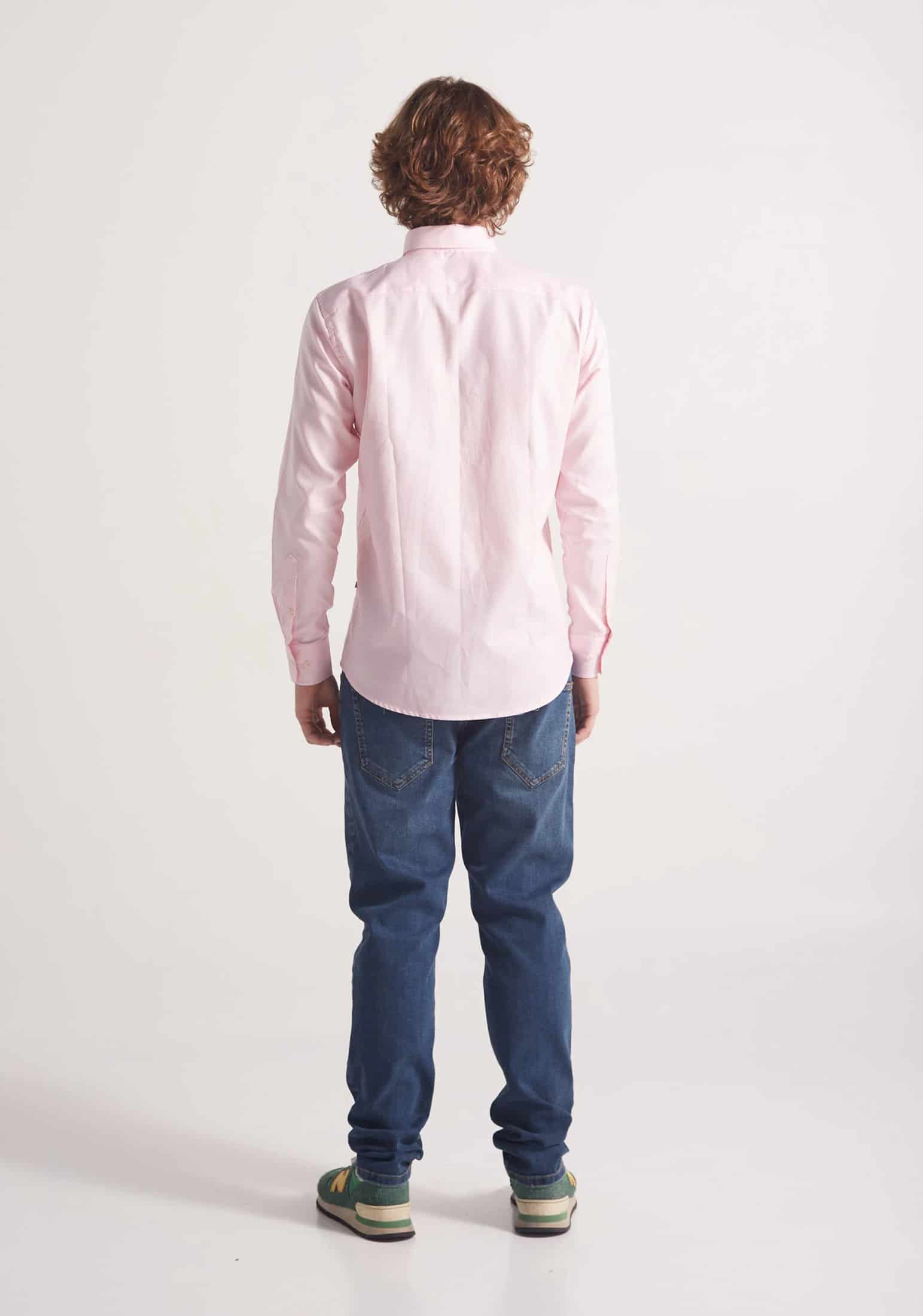 Camisa Whitman Rosada Cuello Button Down - miniatura 6