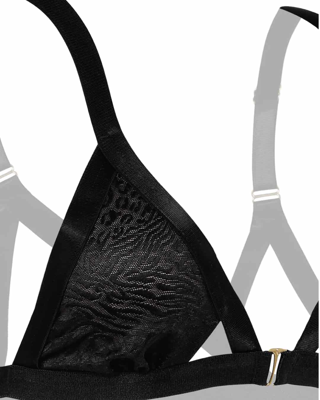 Bralette animal print - NOCTURNAL NEGRO - miniatura 5