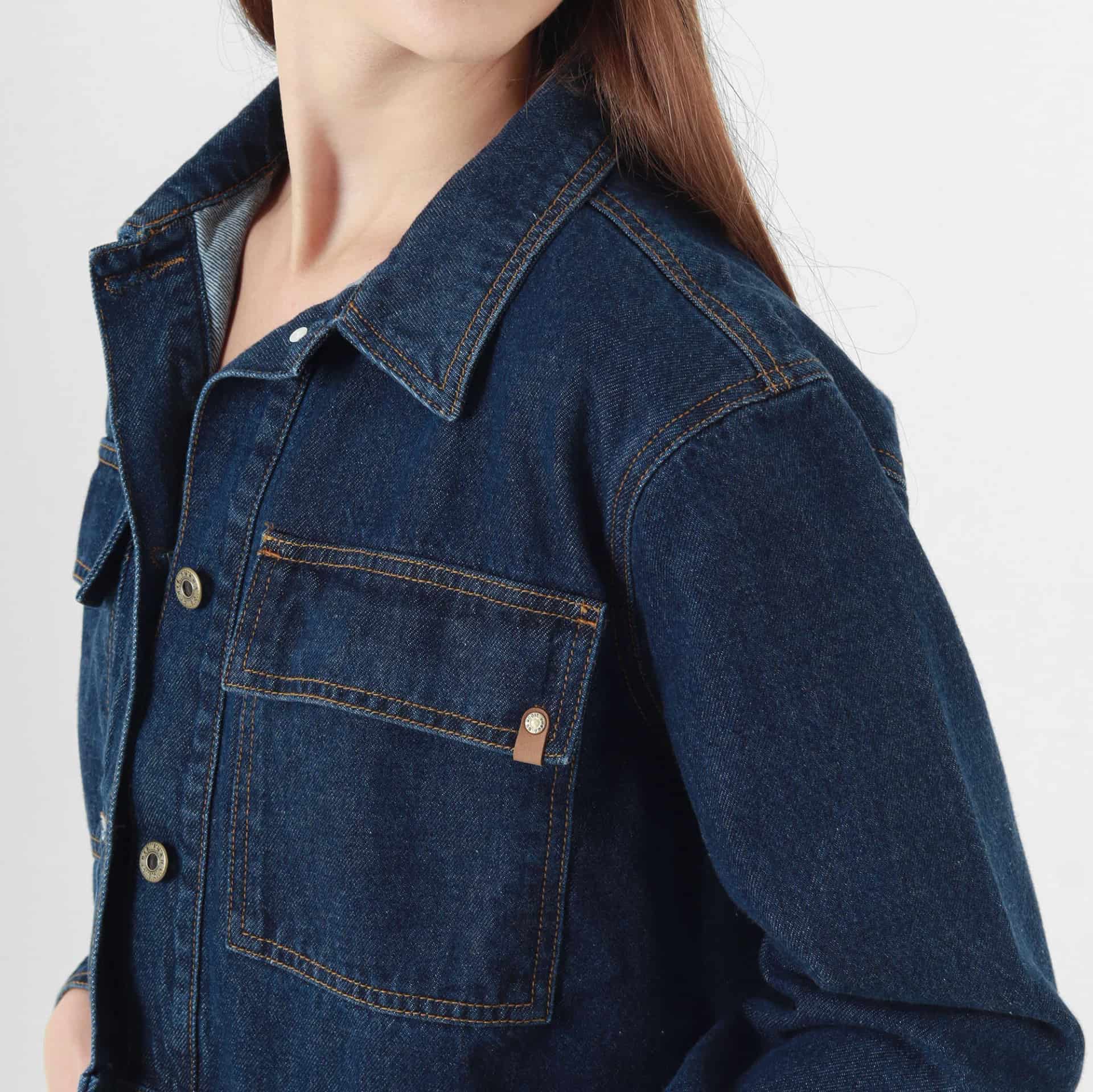 Chaqueta Denim Con Detalle - miniatura 6