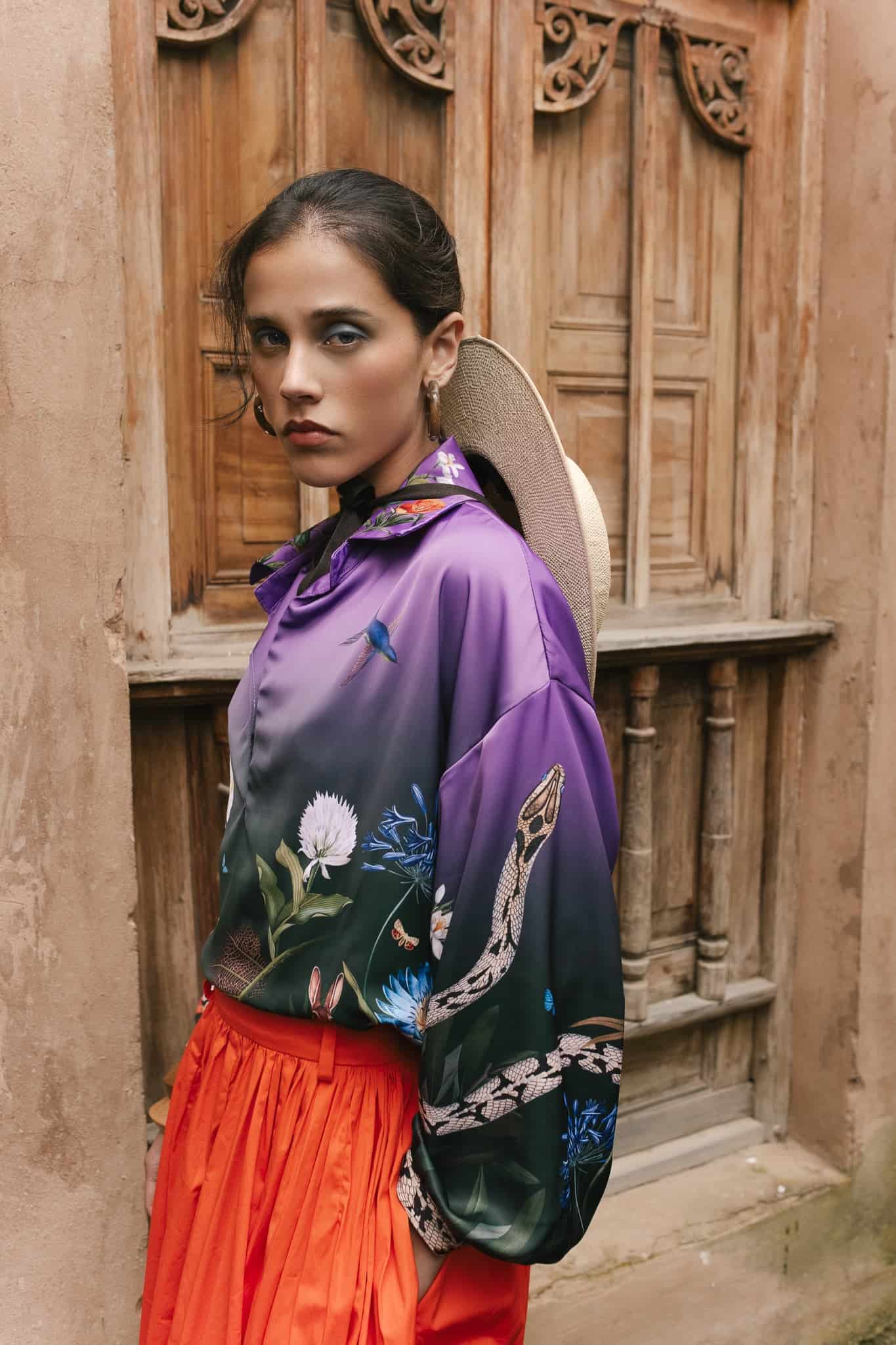 Blusa Satin - Woodland - miniatura 1