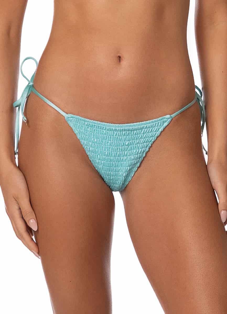 Maaji Indigo Veil Sunflash Low Rise Tie Side Bikini Bottom - miniatura 2