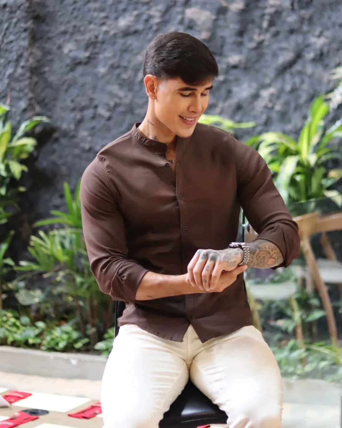 Camisa Oxford Marrón - miniatura 2