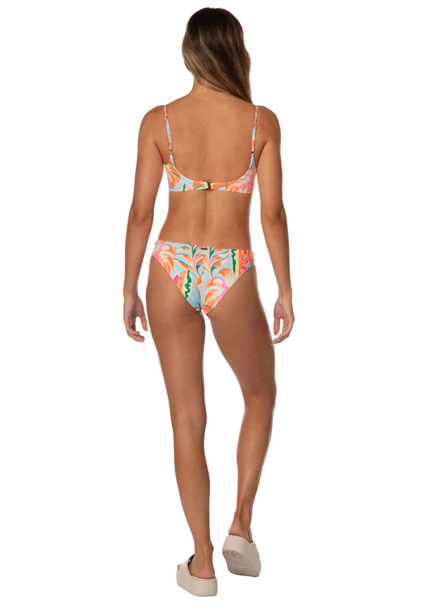 Maaji Fiesta Bloom Iconic Low Rise Thin Side Bikini Bottom - miniatura 6