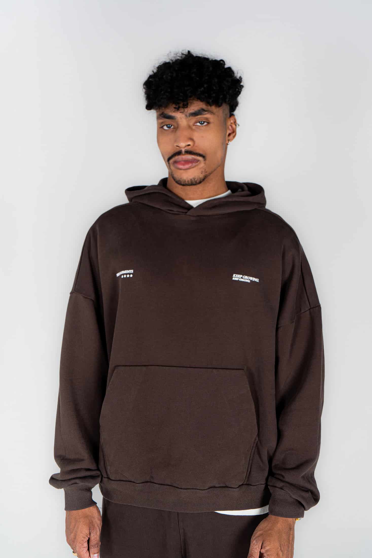 Basic Brown Hoodie - miniatura 2