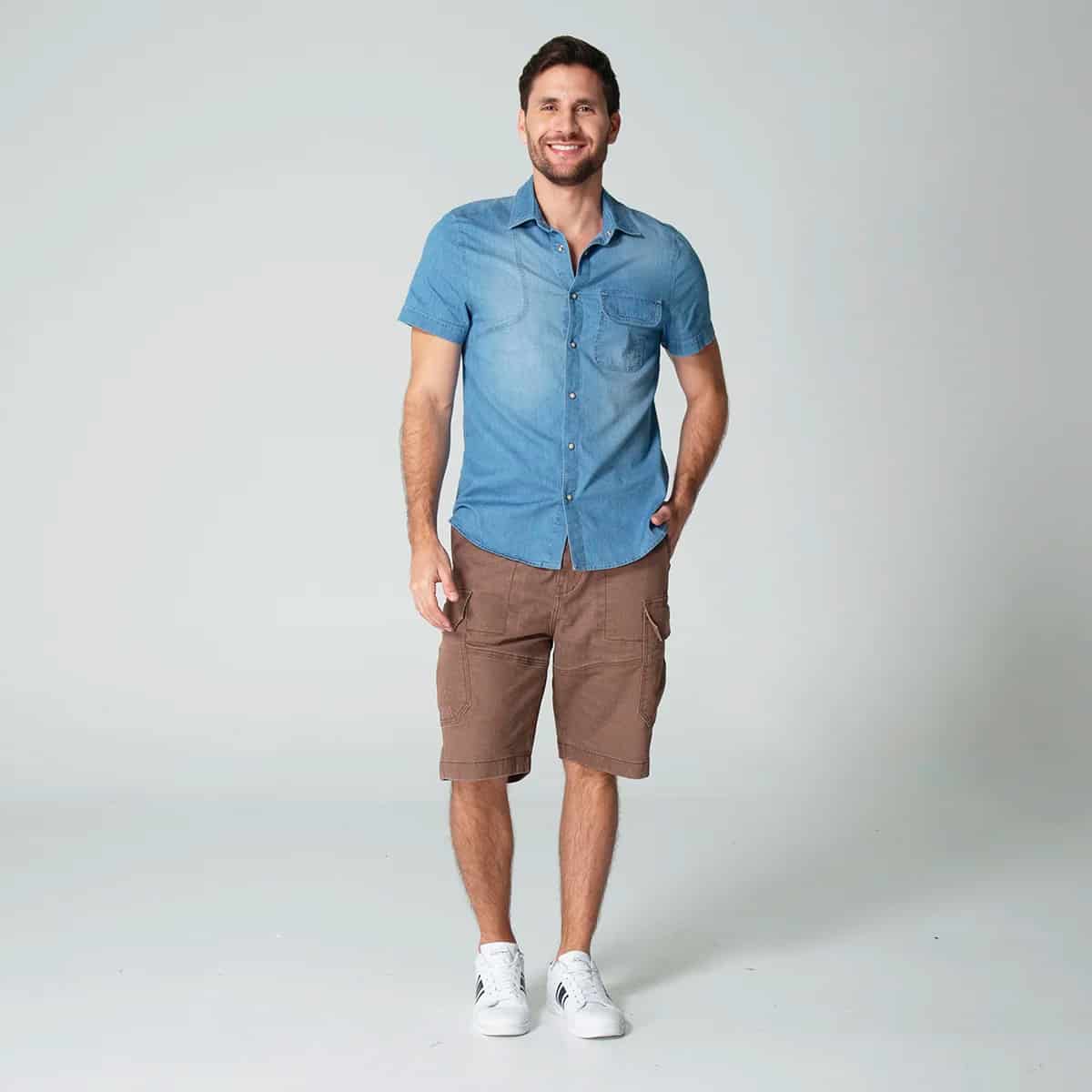 Camisa Denim Regular Texas - miniatura 5