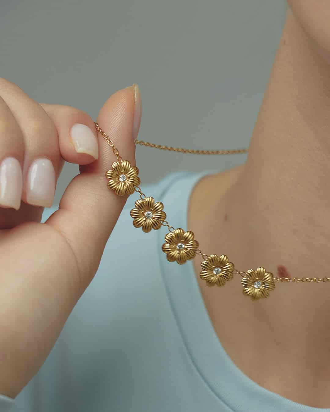 Collar Amelia y Cristales - miniatura 4