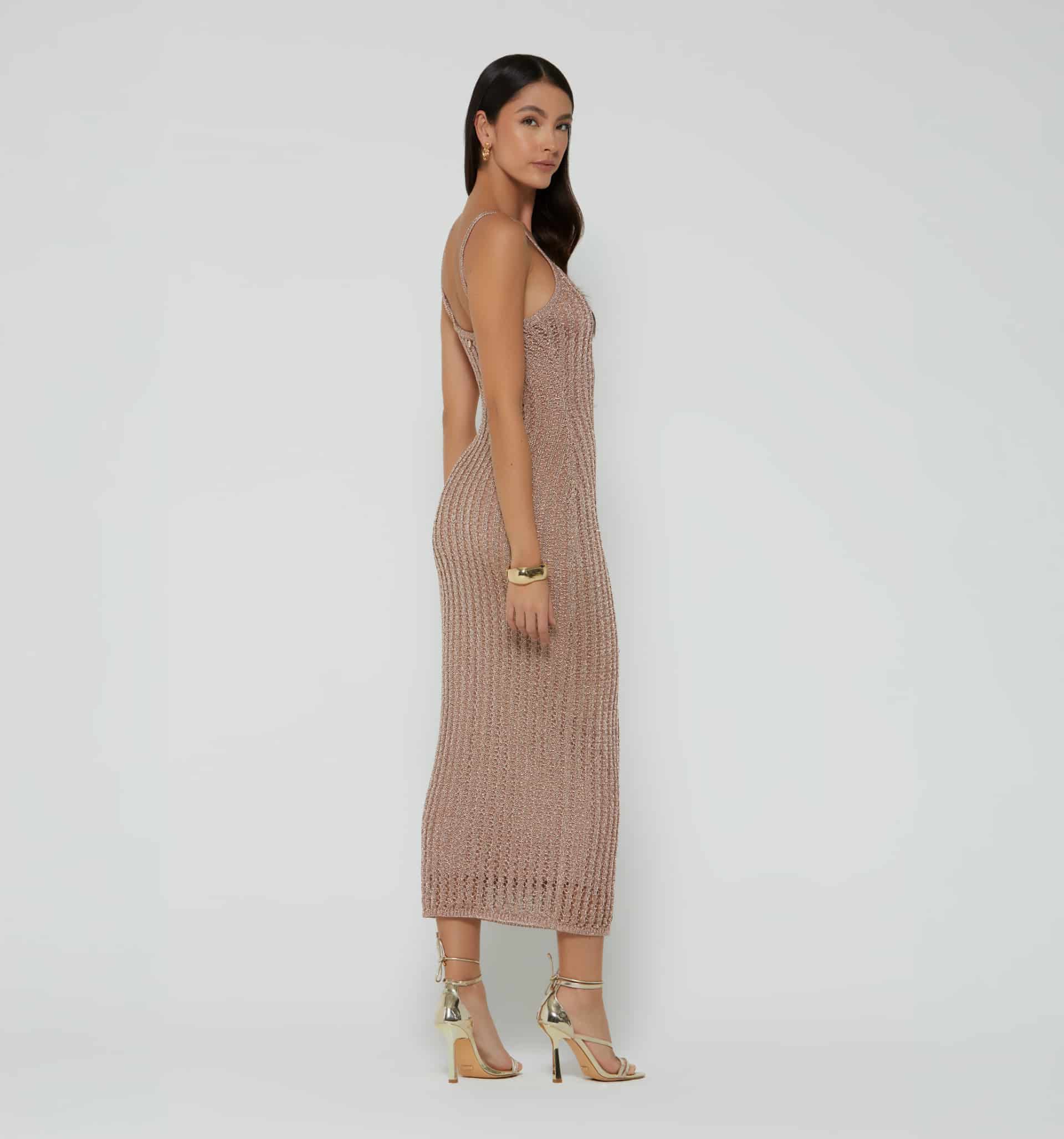 Vestido para mujer de tejido abierto - miniatura 5