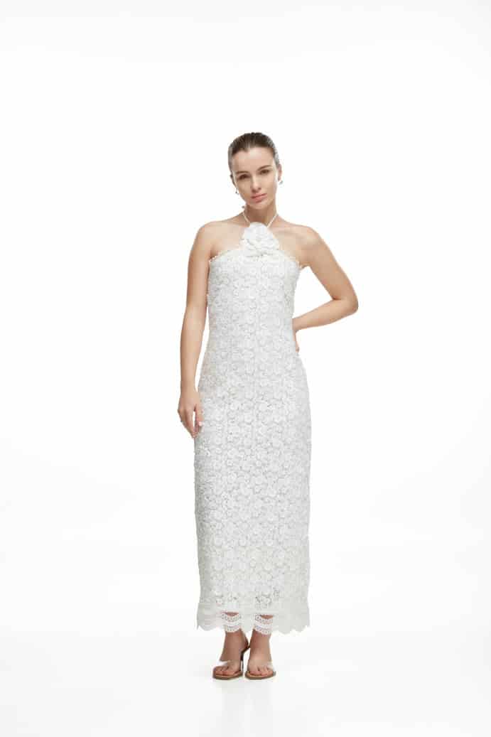 BESO DE LUNA MAXI DRESS WHITE - miniatura 2