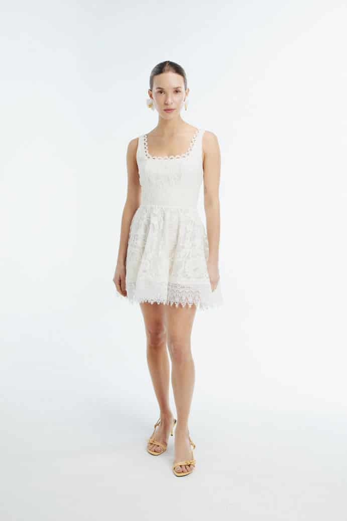 HAVANA MINI DRESS WHITE - miniatura 6