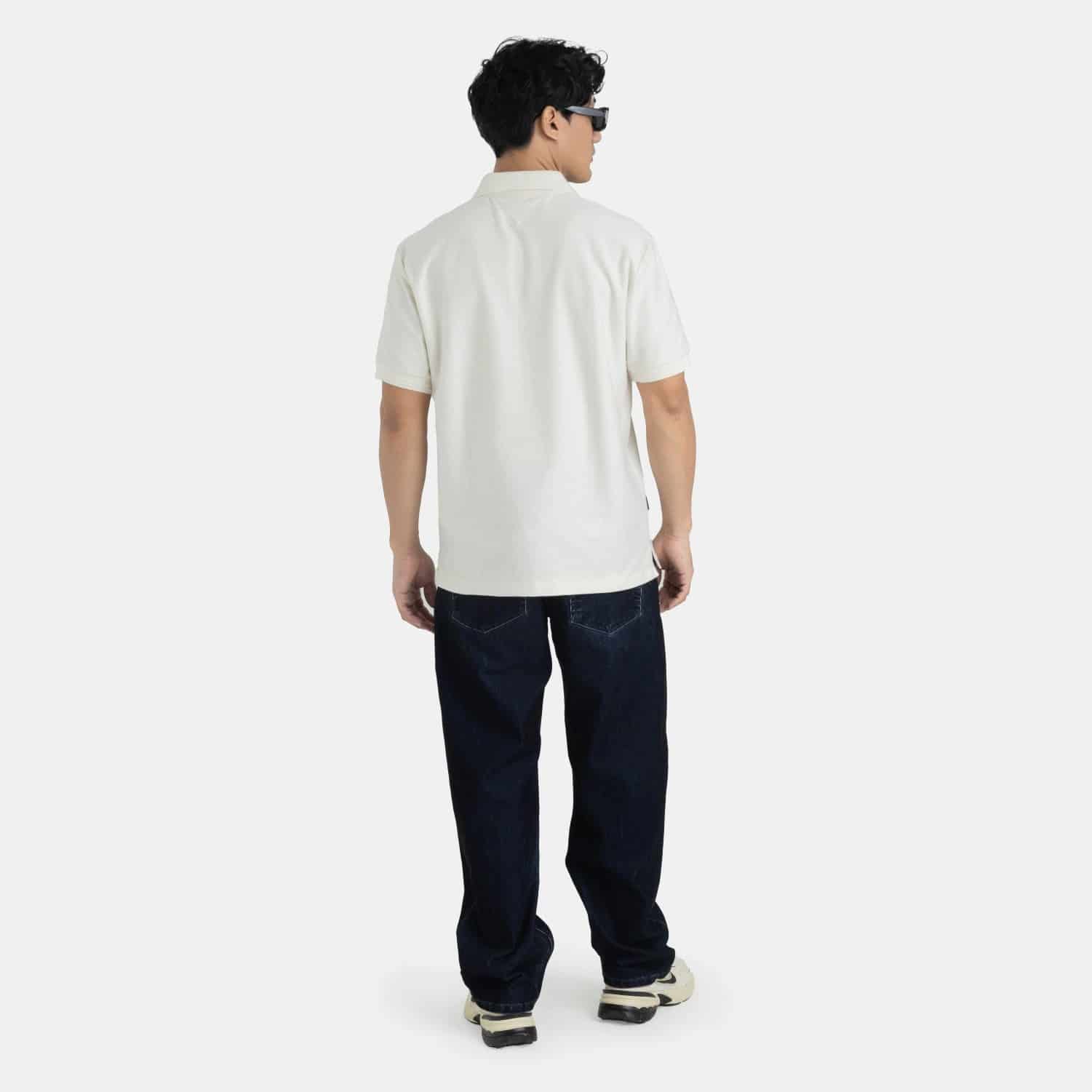 Corduroy Touch Denim Relaxed Fit Azul Oscuro - miniatura 6