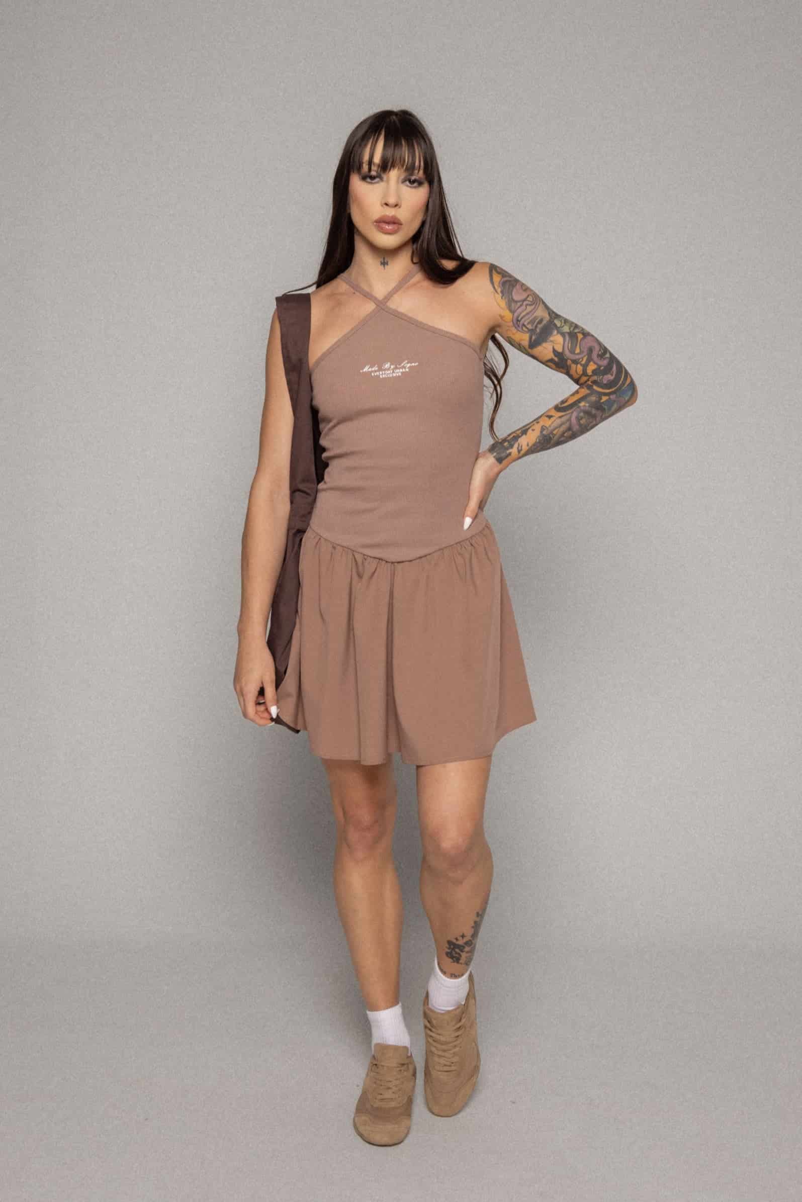 Vestido Mini The Win-Mocca - miniatura 1