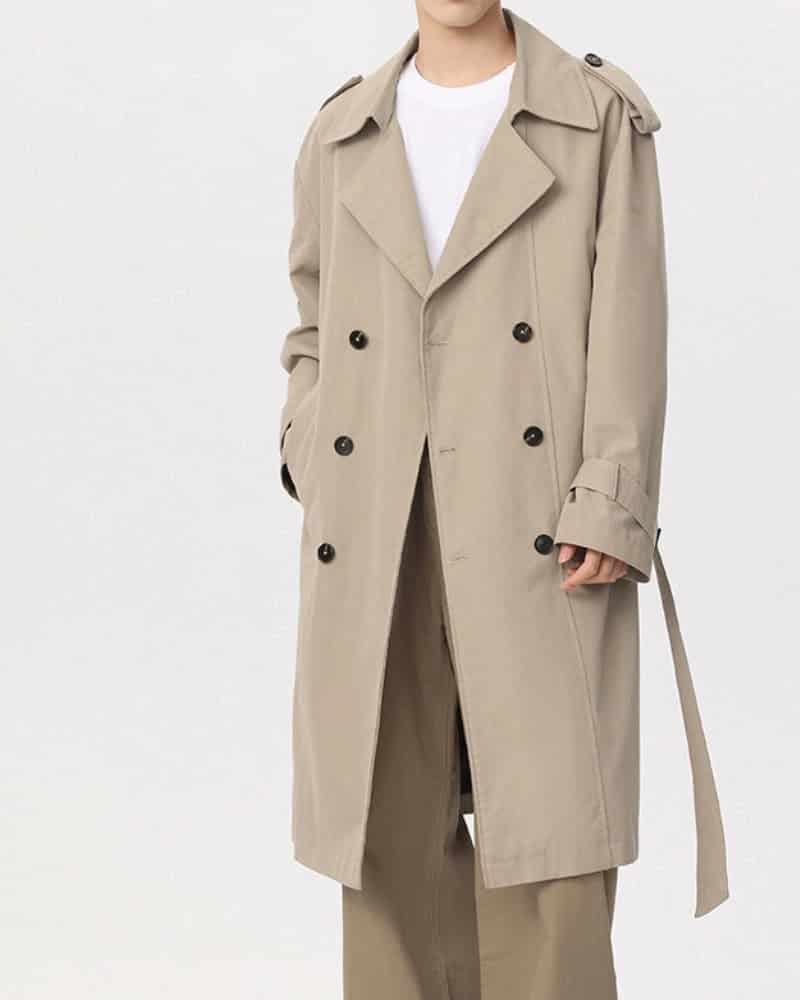 Classic Double-Breasted Trench Coat - miniatura 2