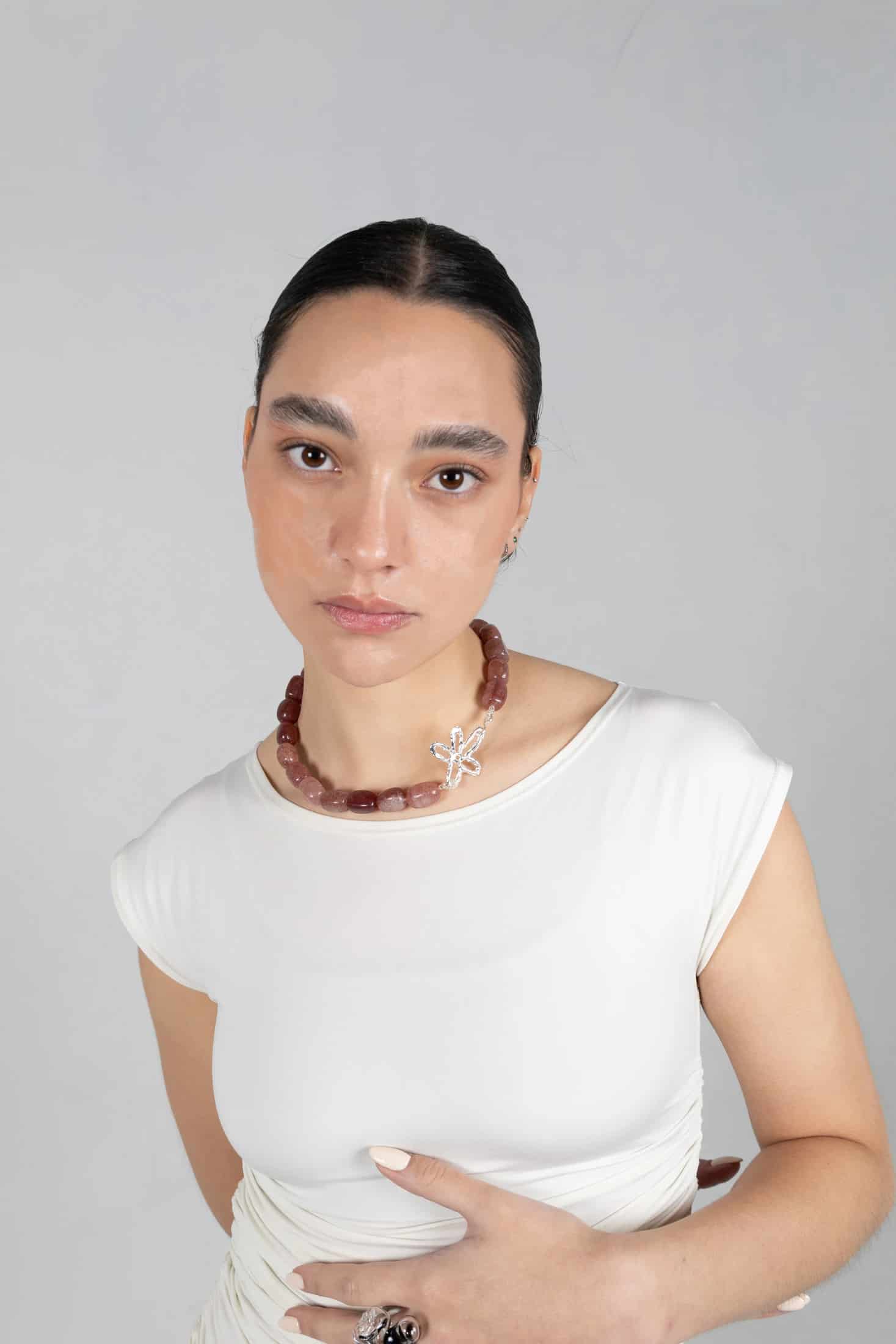 collar flor tropical - miniatura 4