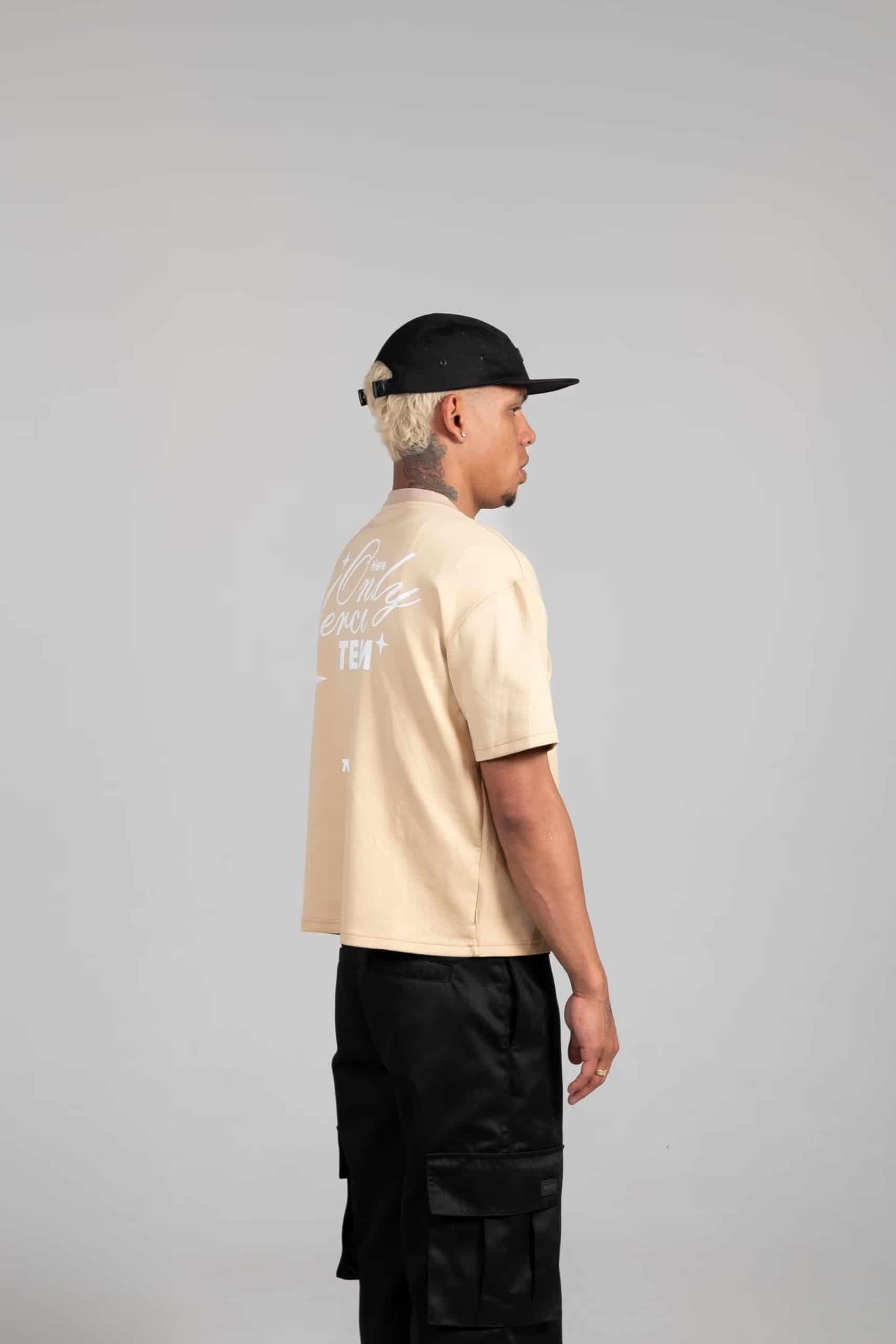 Camiseta boxy-fit beigie - miniatura 4