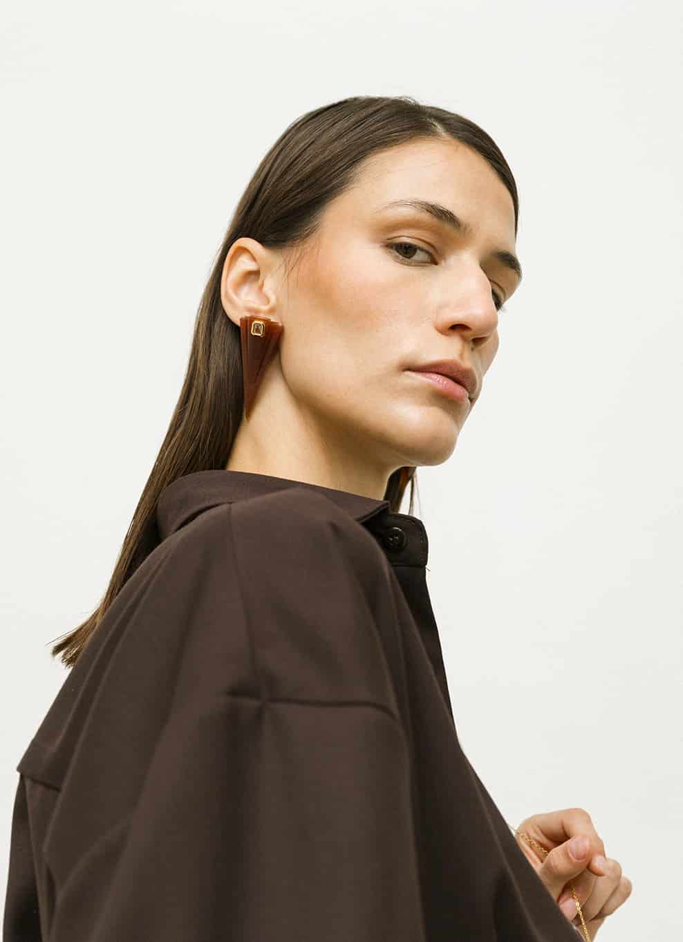 JVxTH  - L BORDEAUX EARRINGS - miniatura 1