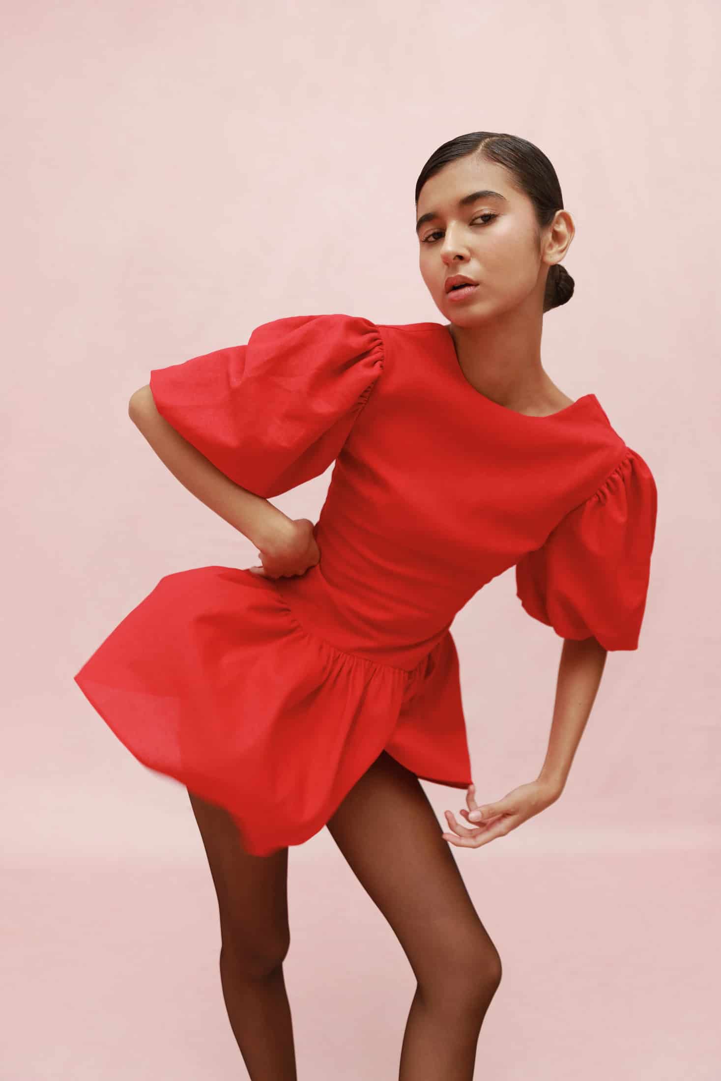 SONSOL DRESS (CHERRY) - miniatura 1