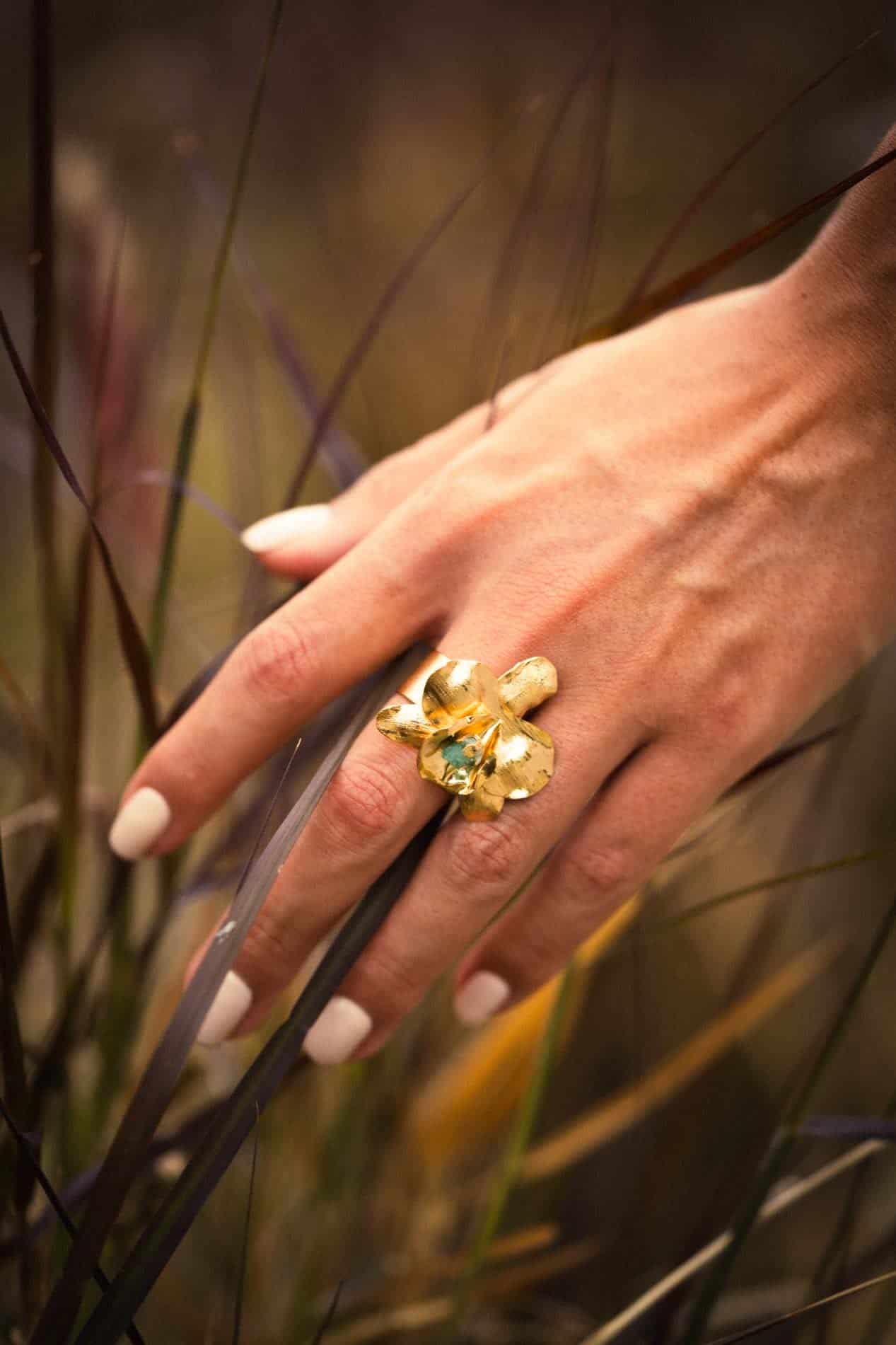 Anillo Evania Dorado - miniatura 4