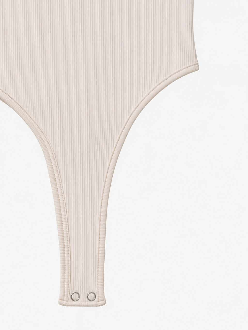 HALF BUTTON BODY - SOFT WHITE - miniatura 7
