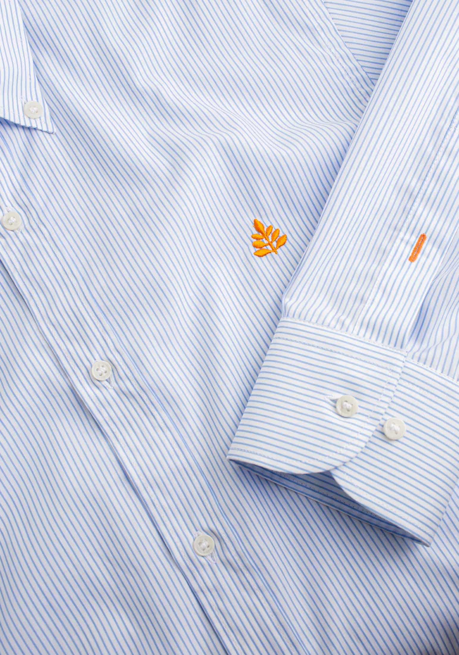 Camisa H CBD Rayas L-Nar Azul Claro - miniatura 3
