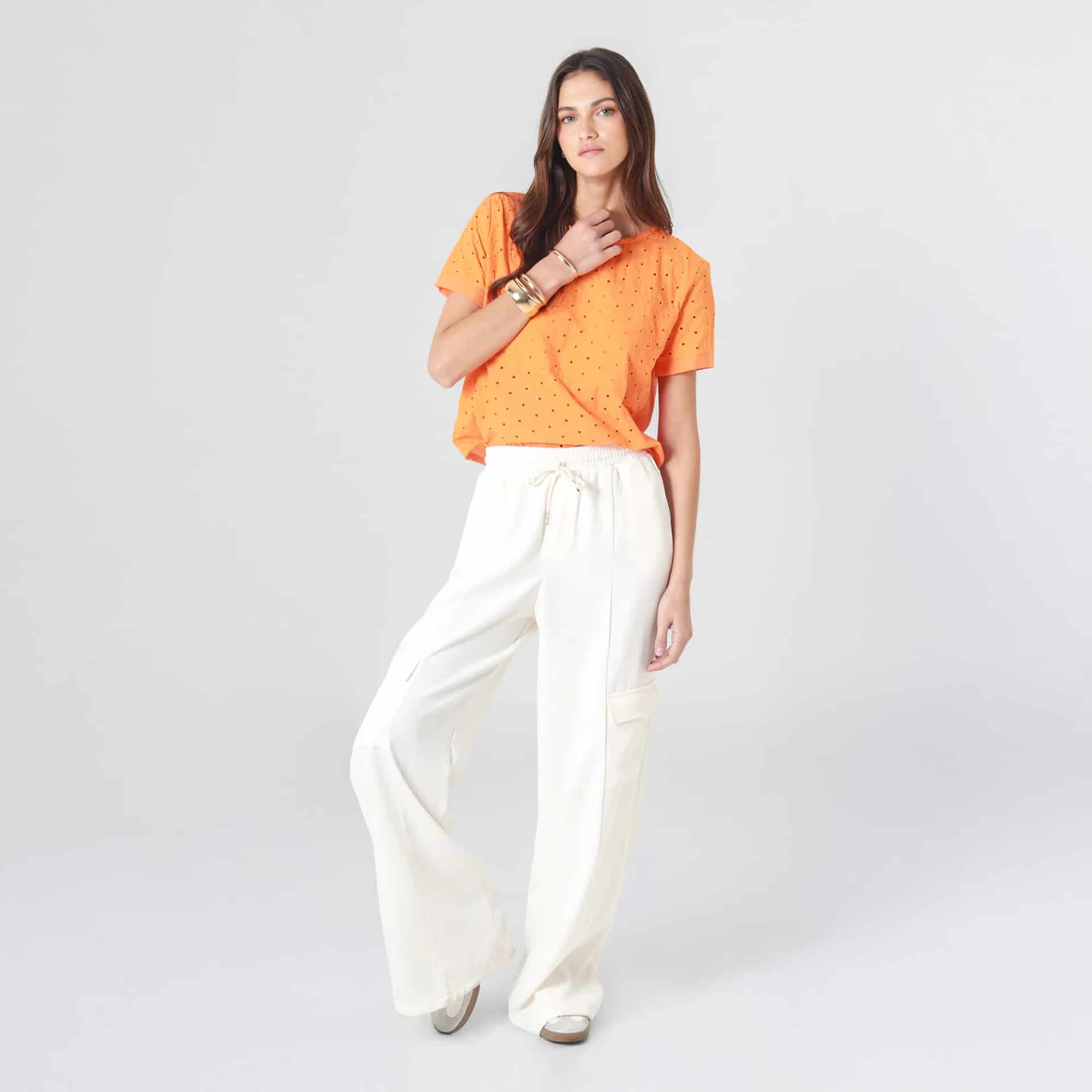 Blusa Cuello Redondo Manga Corta - miniatura 5