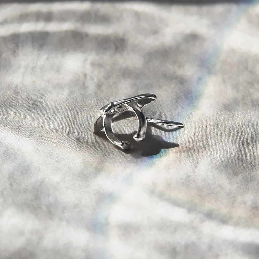Earcuff Raya águila moteada - miniatura 5