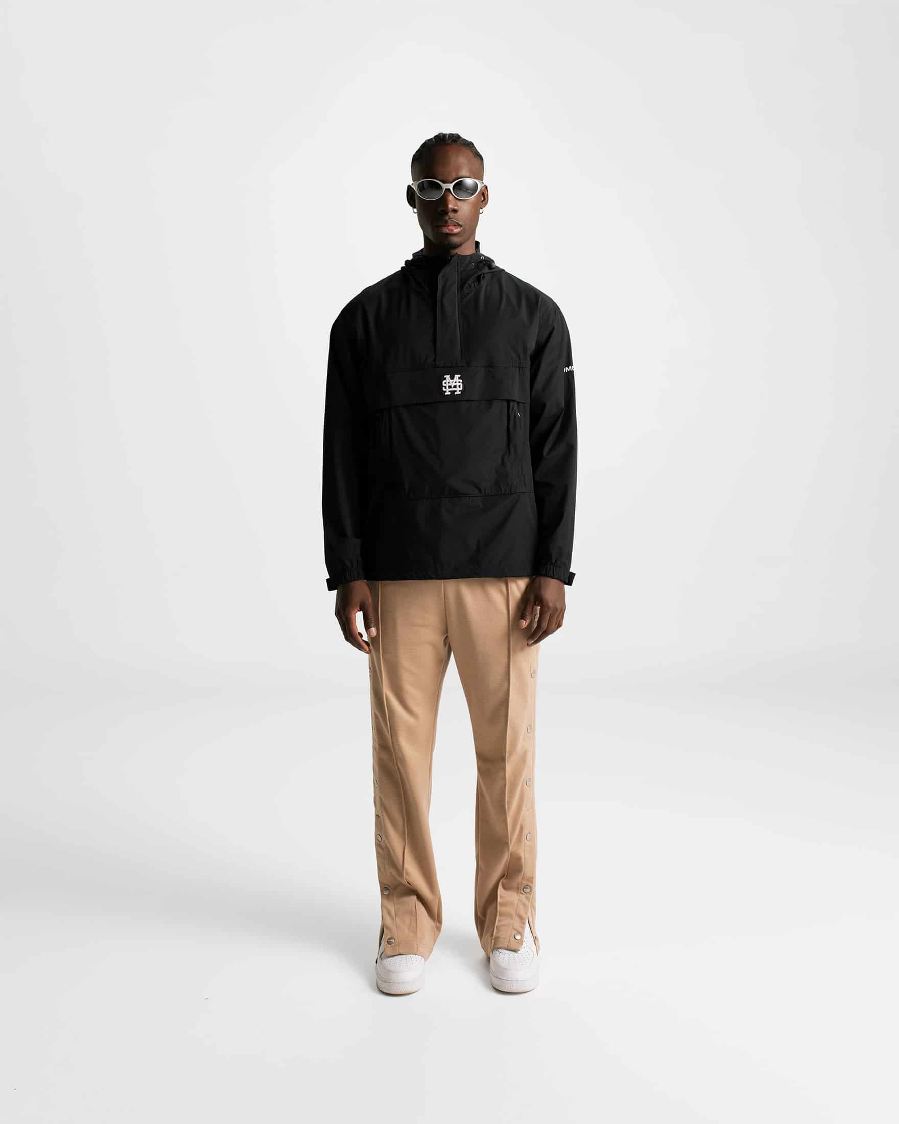 Monoic Windbreaker Jacket - Negro Oscuro - miniatura 8