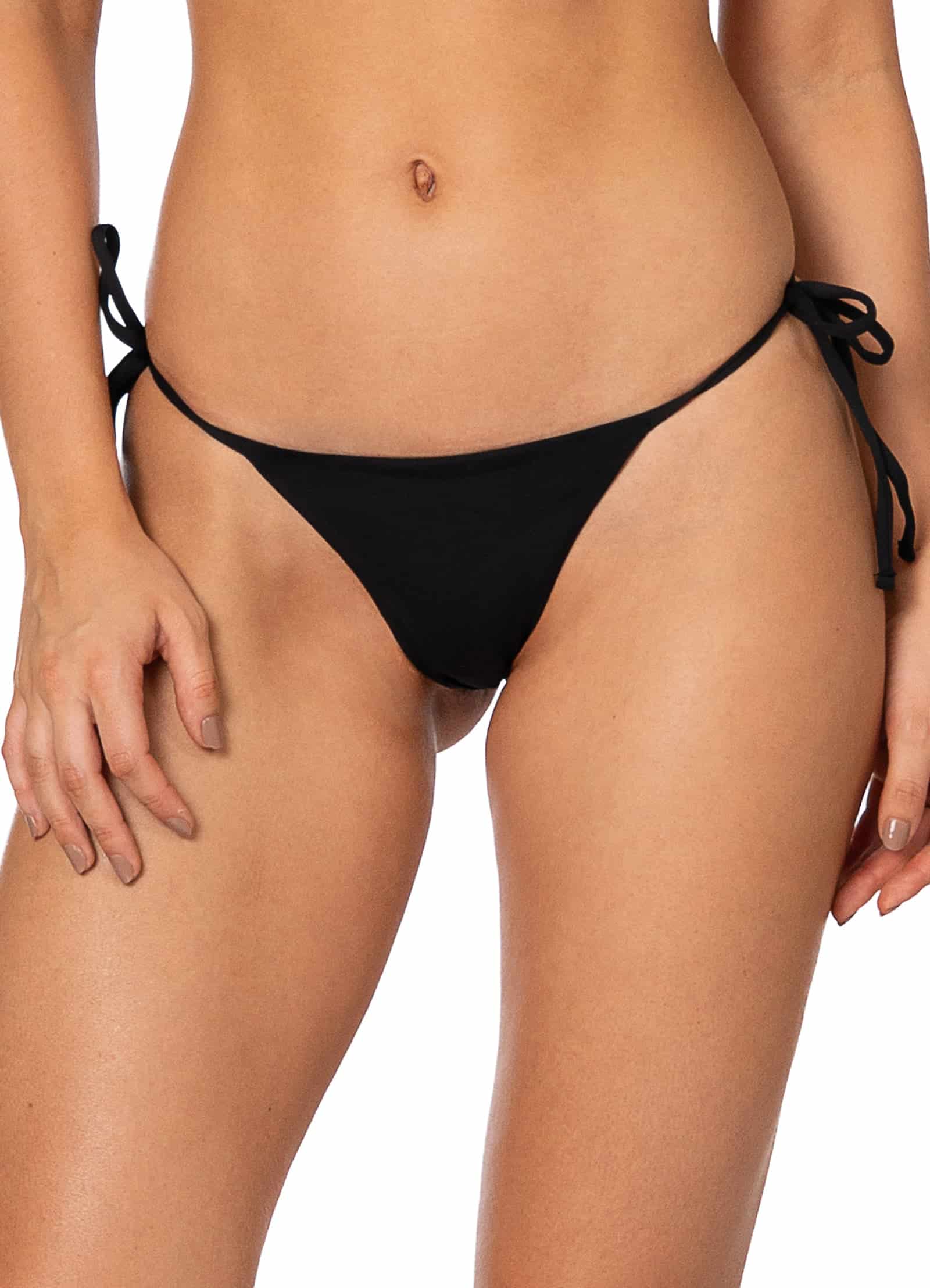 Maaji Jade Black Sunning Low Rise Tie Side Bikini Bottom - miniatura 2