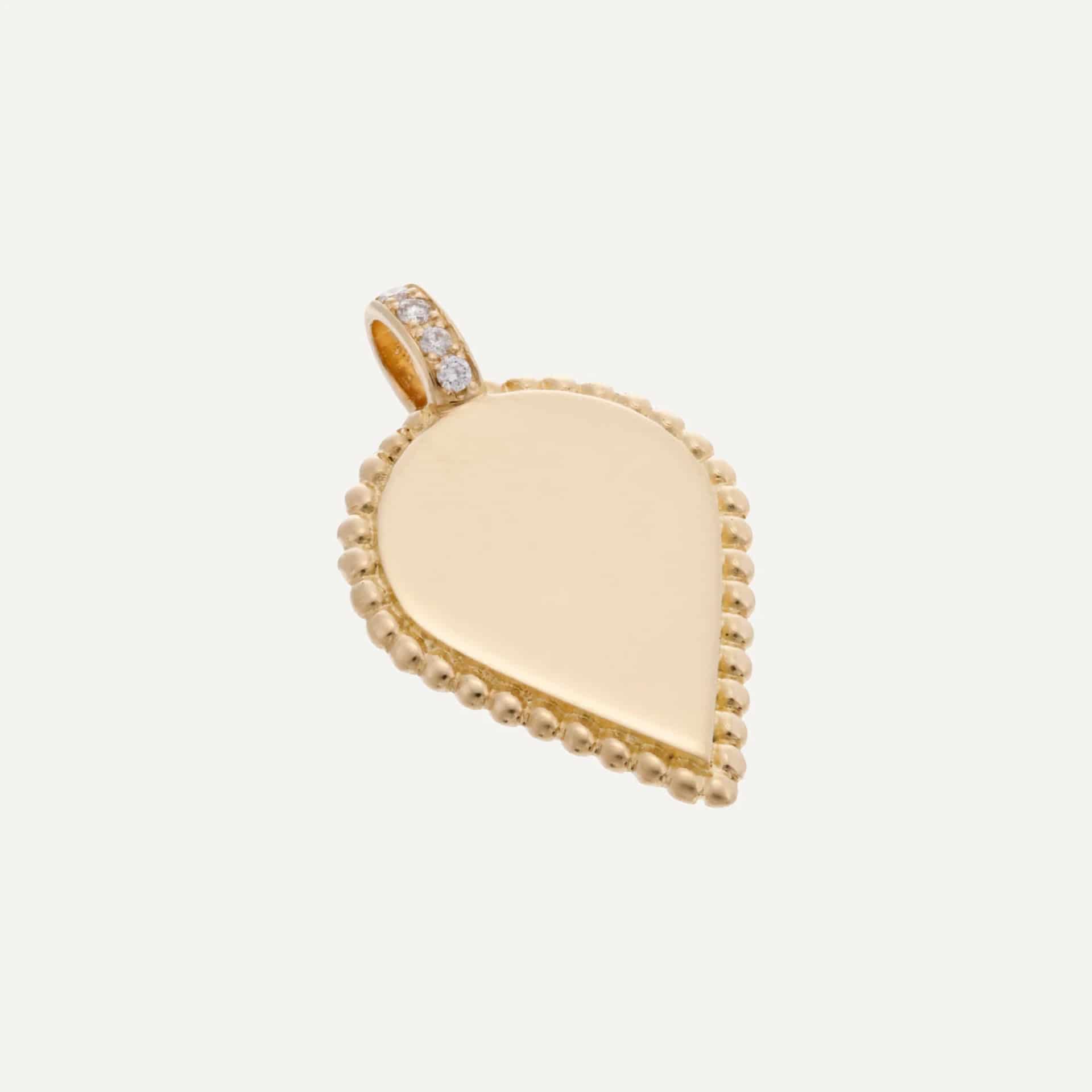 Dije Placa Dots Lagrima - miniatura 3