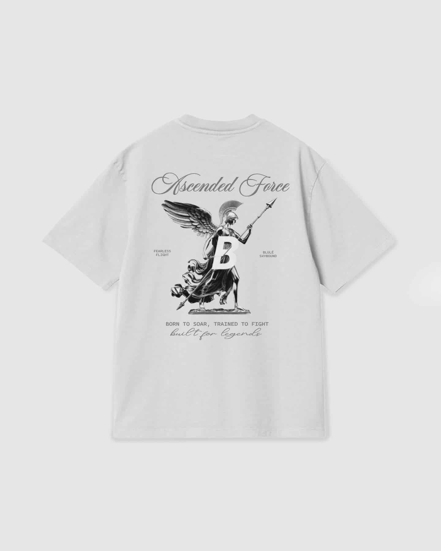 Oversized T Shirt Ascended Force White - miniatura 1
