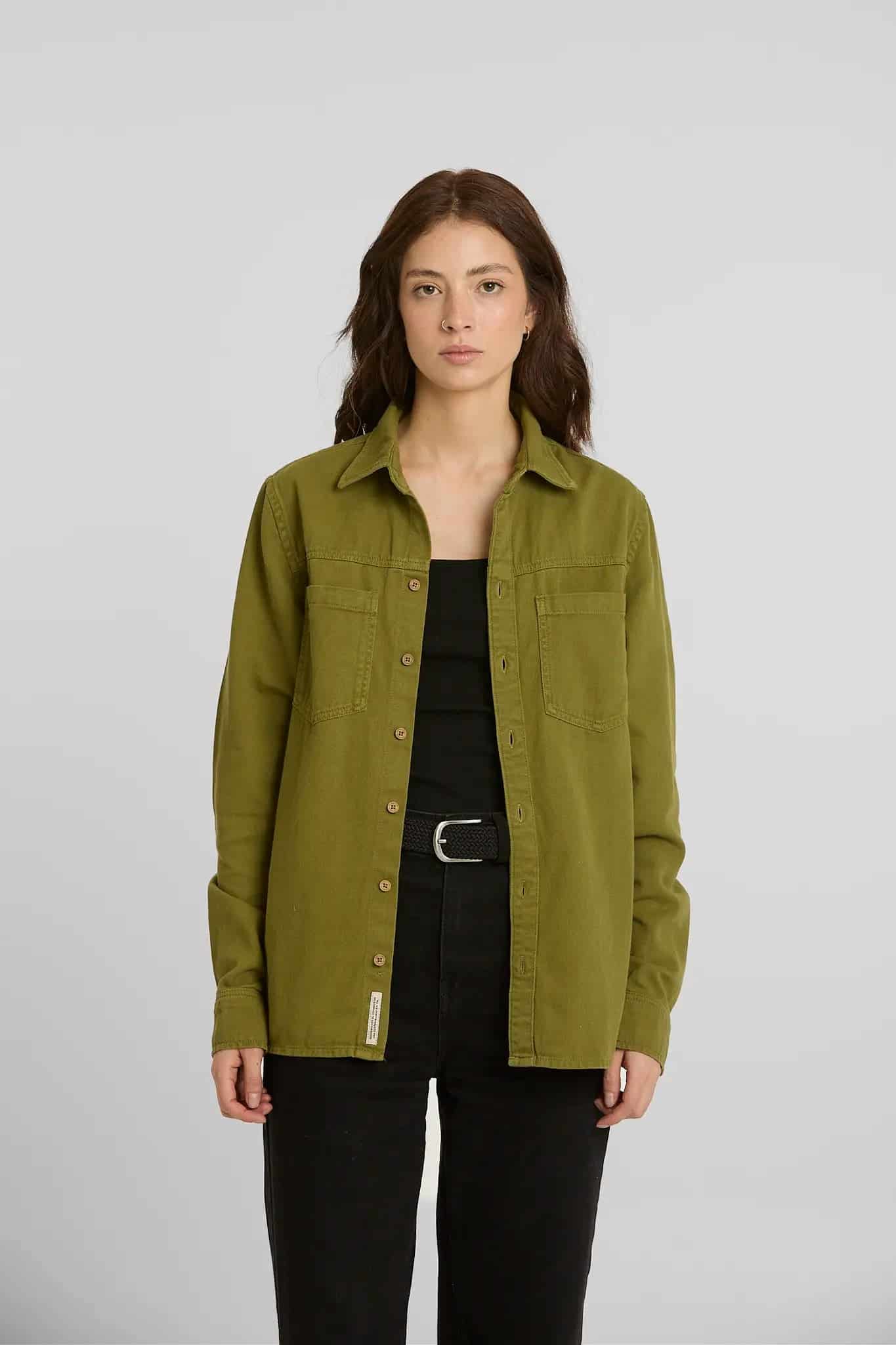 Sobrecamisa verde aceituna - miniatura 3