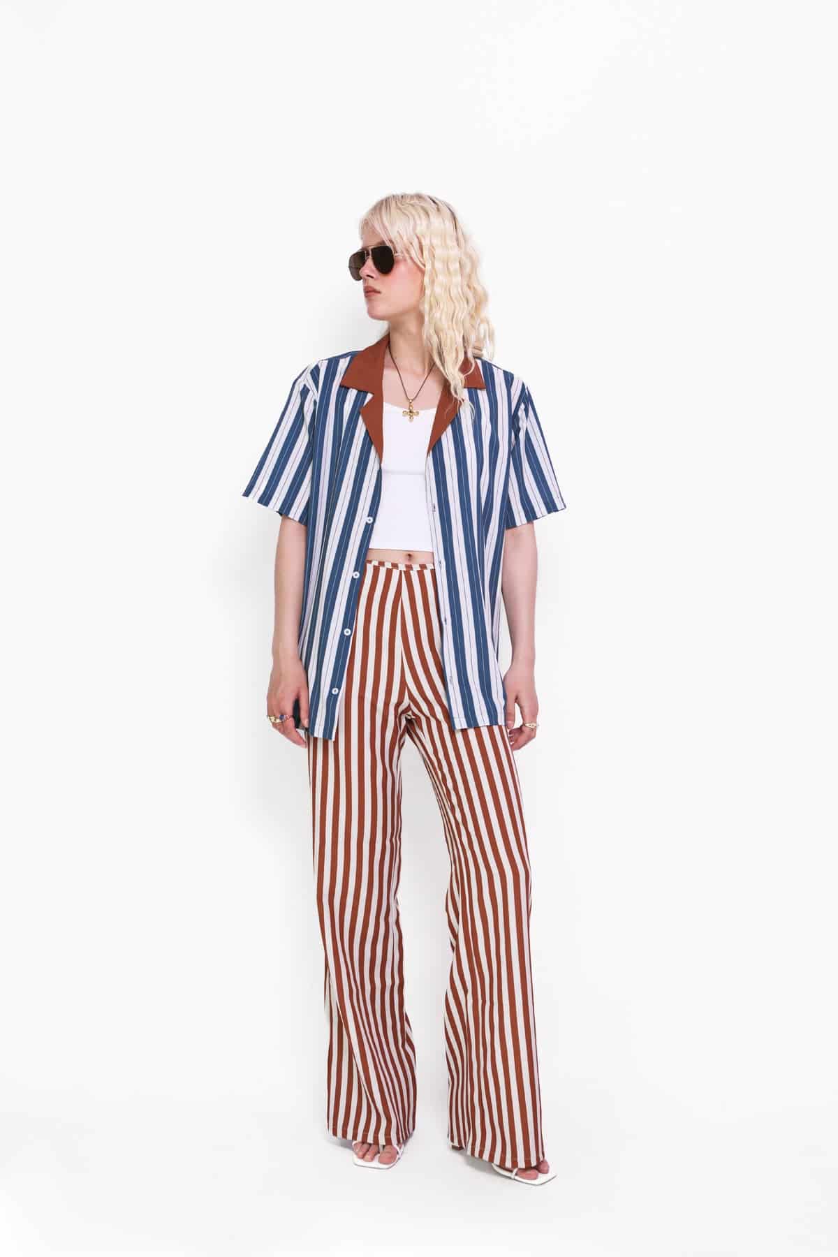 Camp Shirt in Midnight Stripes - miniatura 2