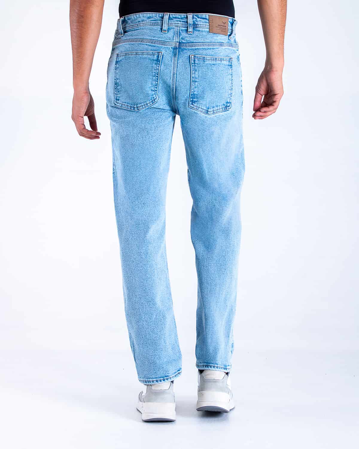 Jean straigth tono claro para hombre - miniatura 3