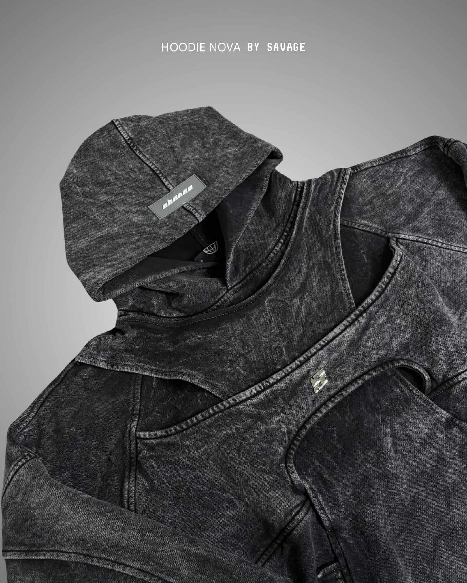 Hoodie Nova Acid Wash 400 gramos - miniatura 2