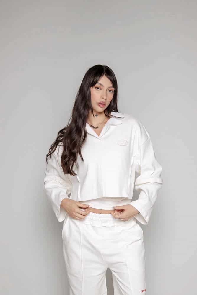 Buzo Dama Courage Tipo Polo-Beige - miniatura 4