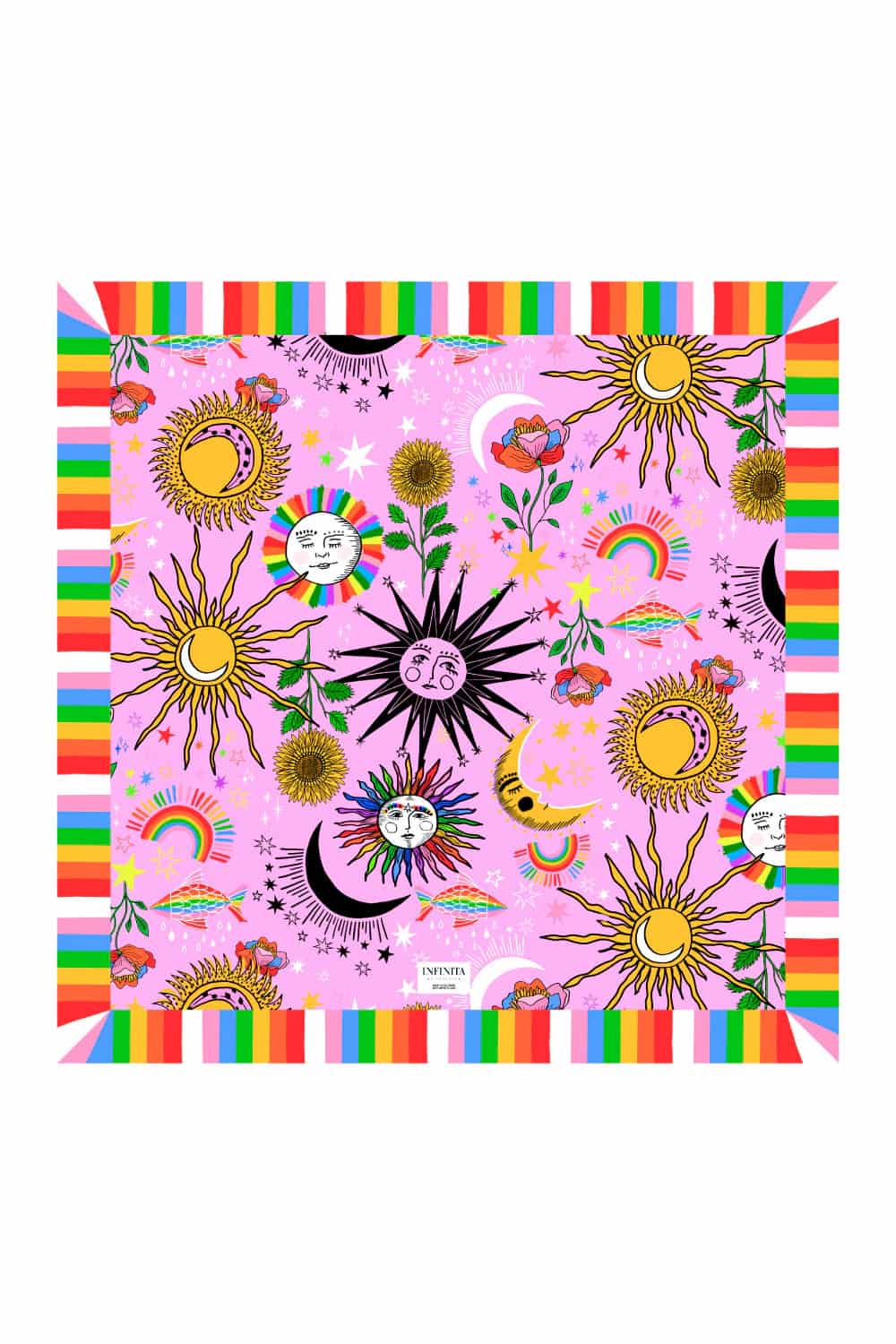 Pañoleta / Madre Luna, Padre Sol Rosa - miniatura 3