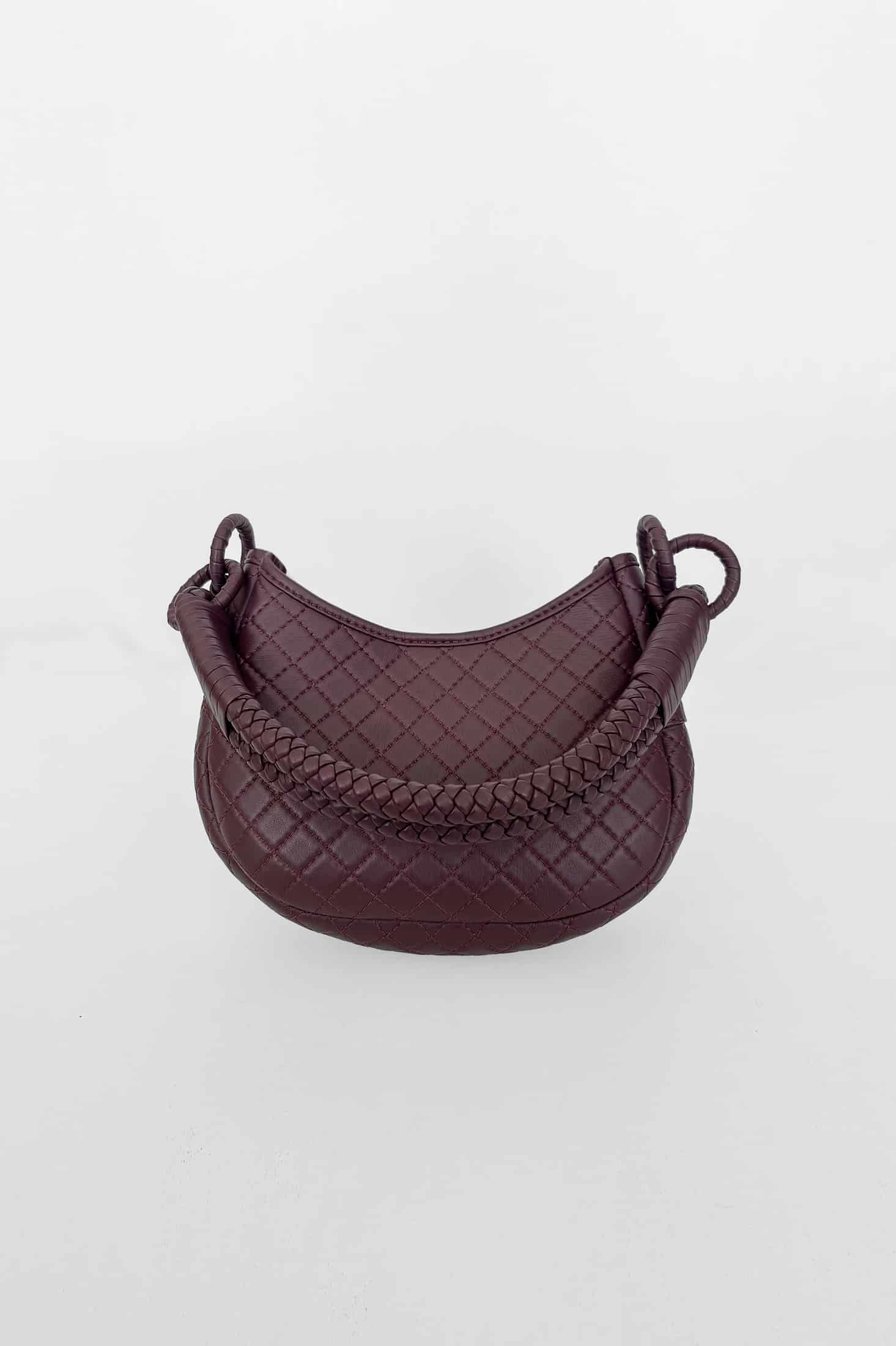 Saddle Mini, Shoulder Bag - Burgundy - miniatura 2