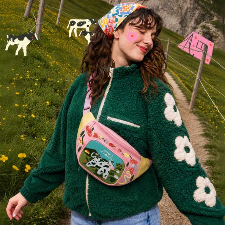 Cangurera Montaña 🌸🐄 - miniatura 4