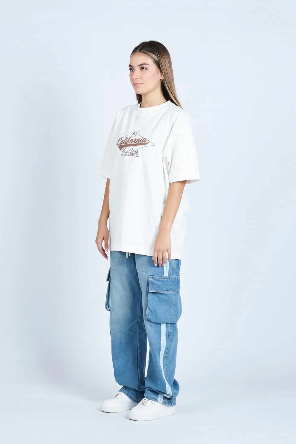 Pantalon cargo DENIM con hiladilla | DROP 03 | - miniatura 2