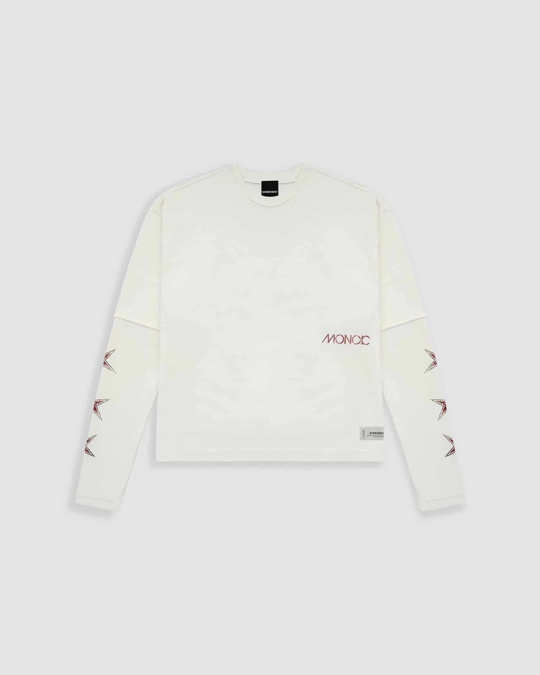 Camiseta Doble Manga Stars – Off White - miniatura 4