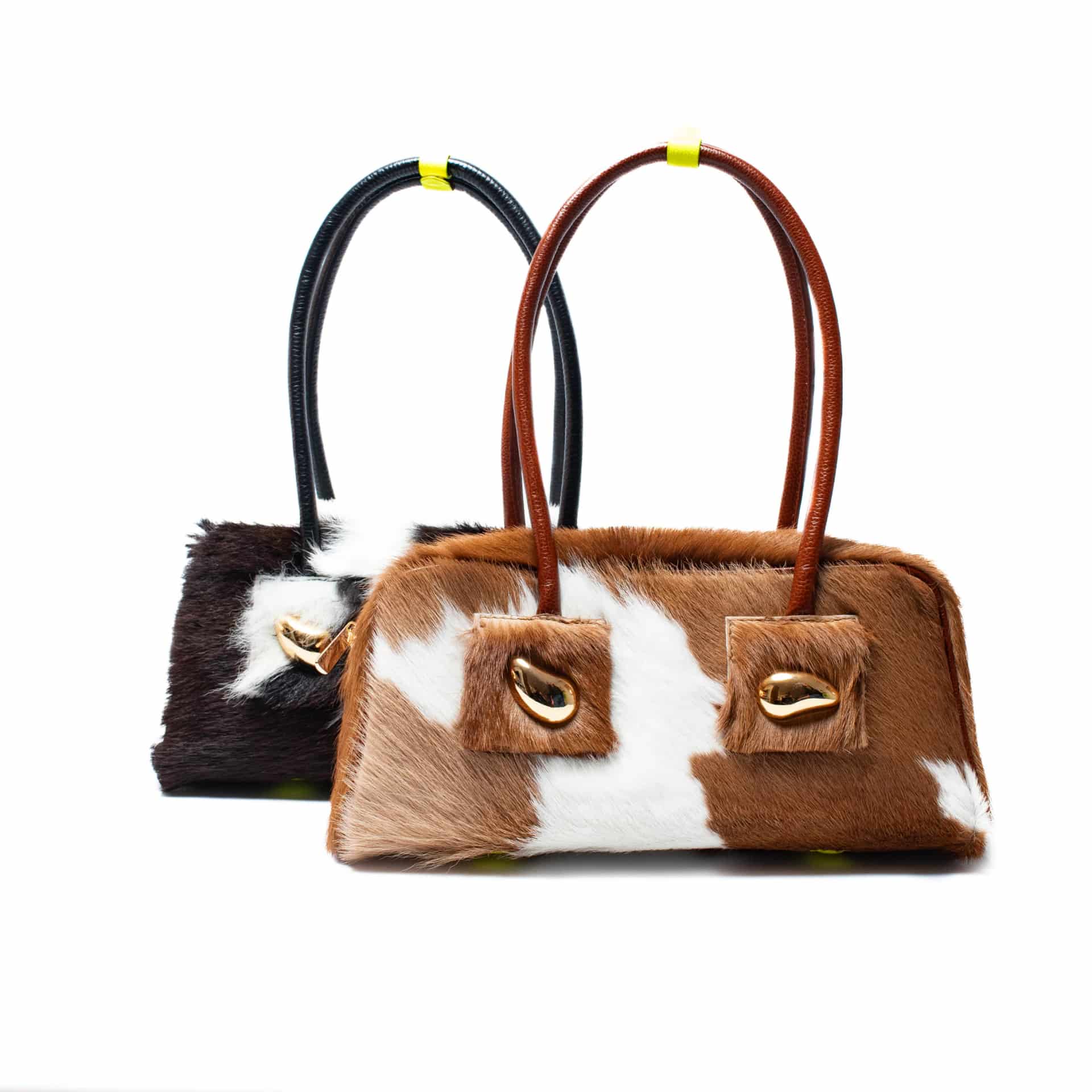 BAGUETTE BAG PELO - Cow Hair Café - miniatura 7