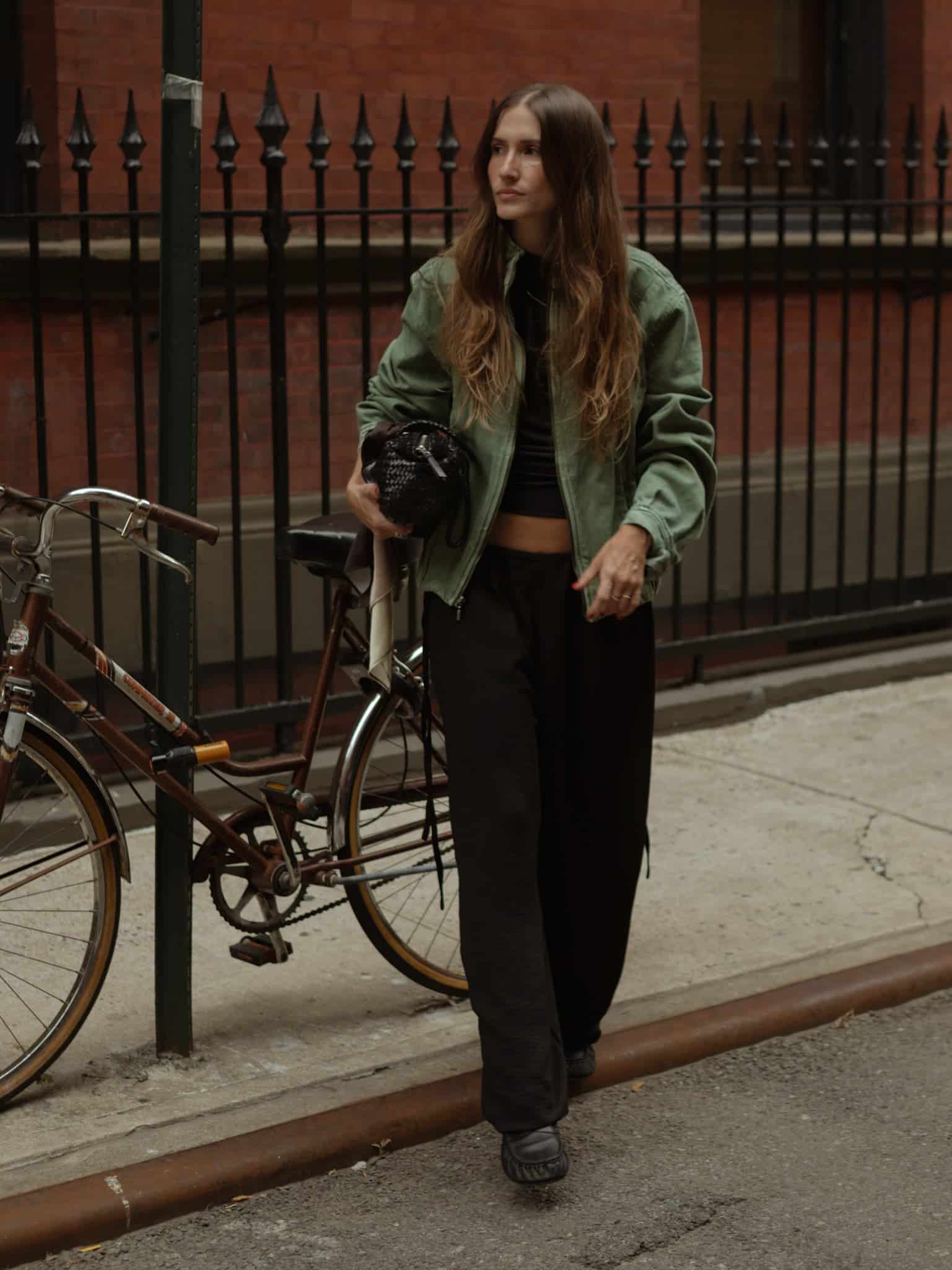 BREEZY SLOUCHY PANTS - BLACK - miniatura 10