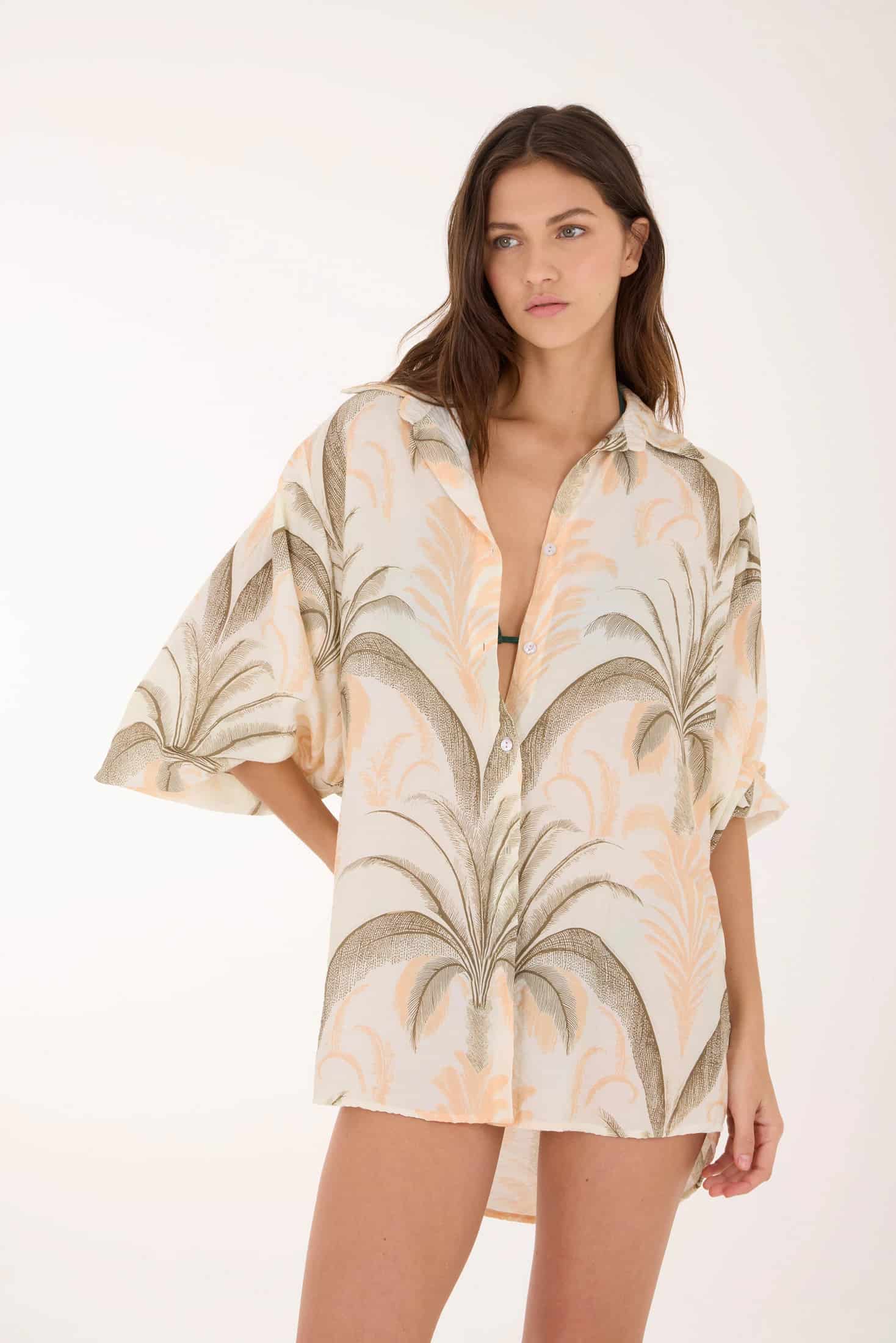 Ivory Sunset Oasis Akumal Shirt - miniatura 1