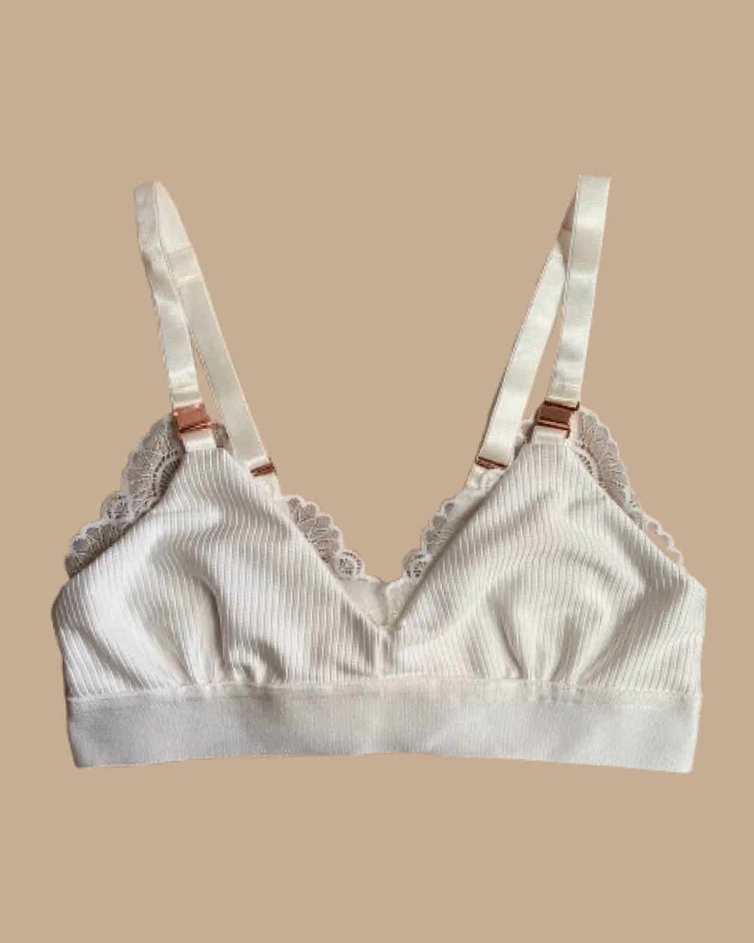 Bralette lactancia - PERLA Blanco - miniatura 3