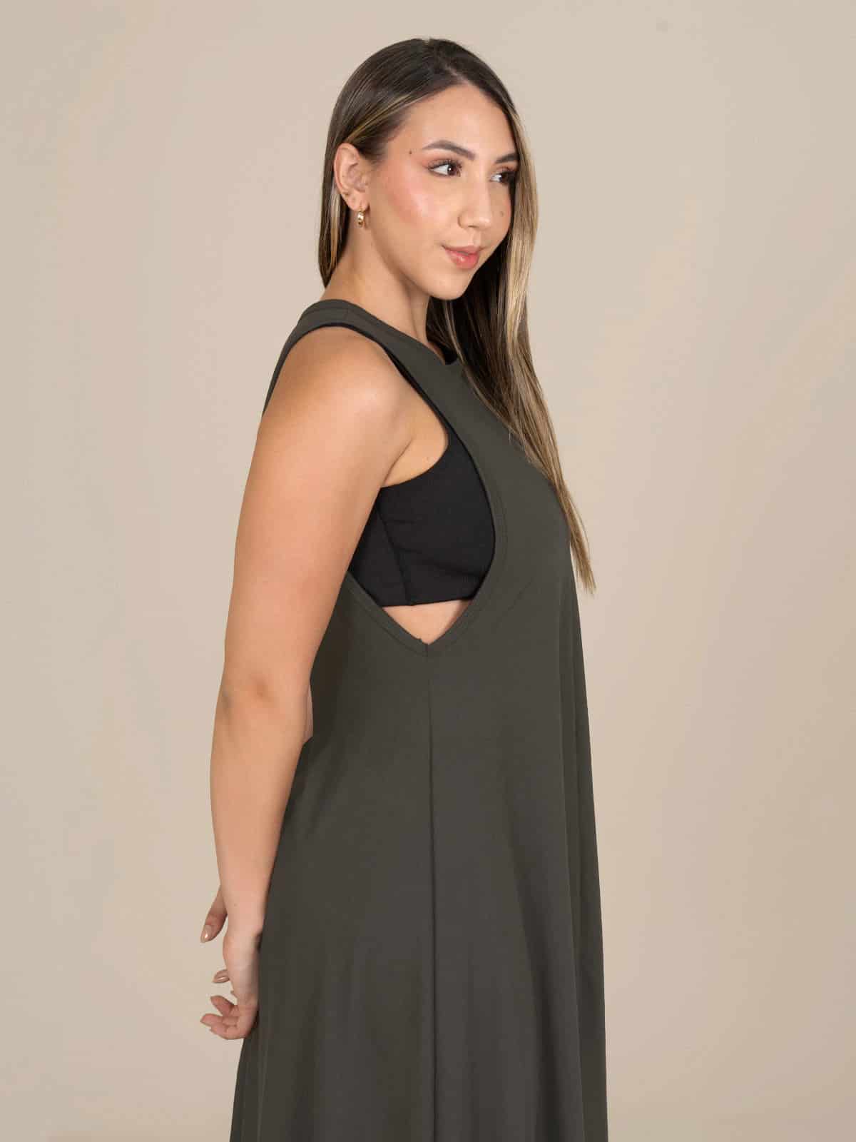 Vestido danila melon negro - miniatura 5