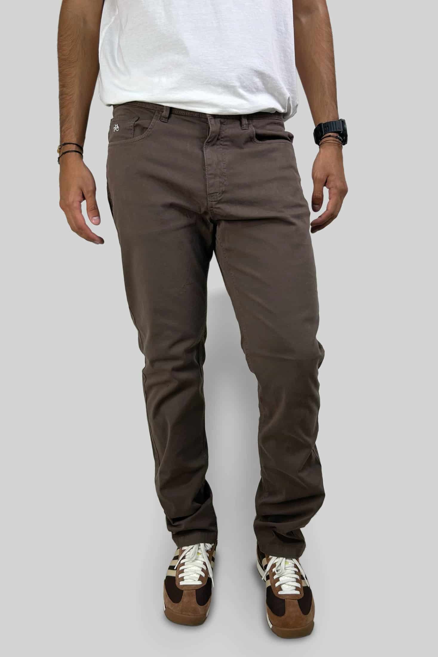 PANTALON 5 BOLSILLOS COFFEE - miniatura 1
