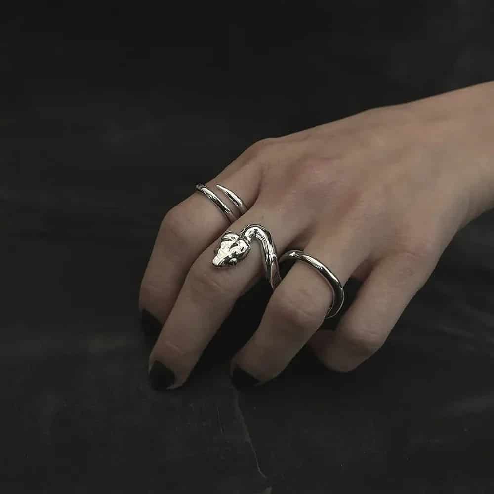 Anillo Culebra Ojo de Gato - miniatura 1