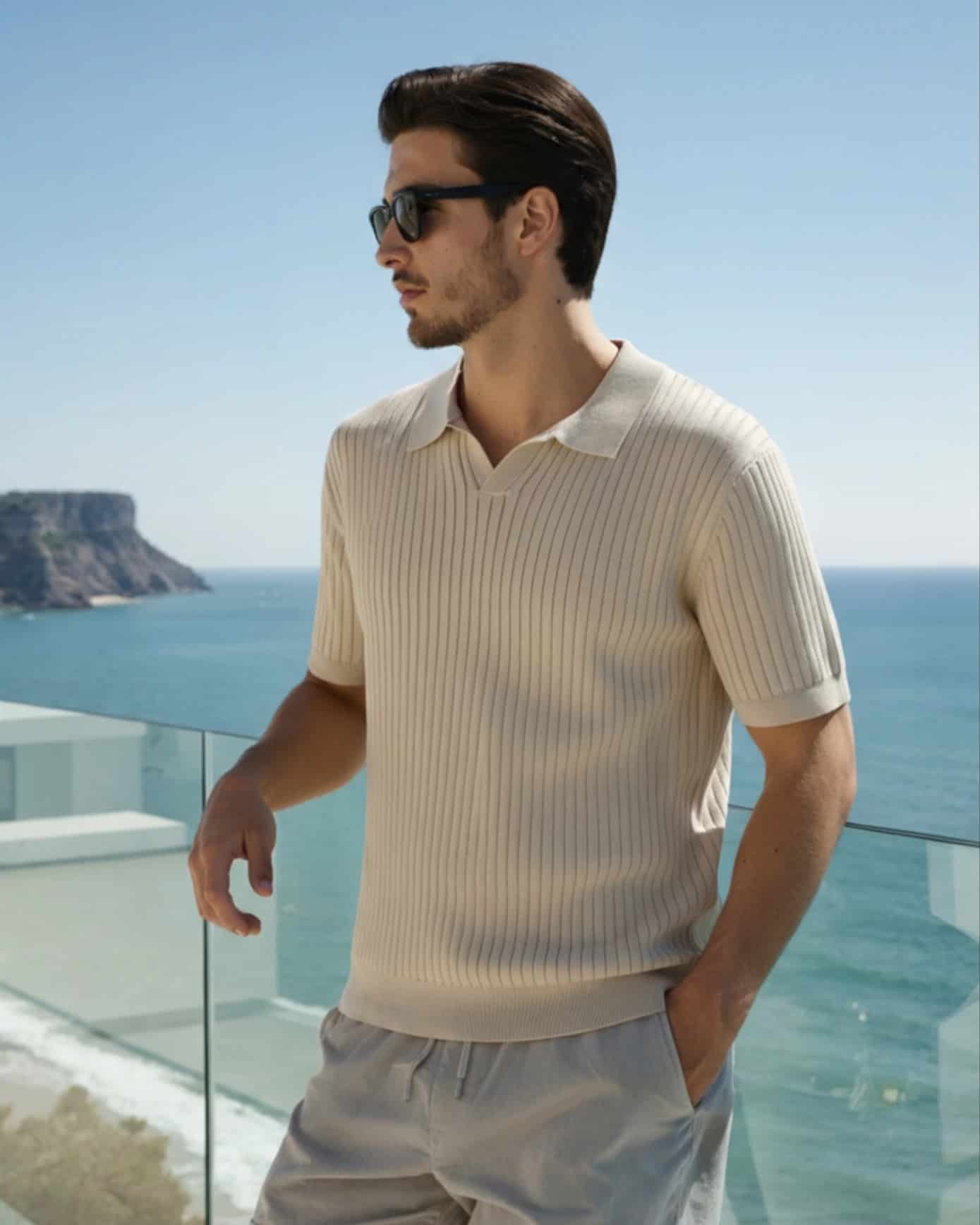 Premium Ribbed Polo - miniatura 1