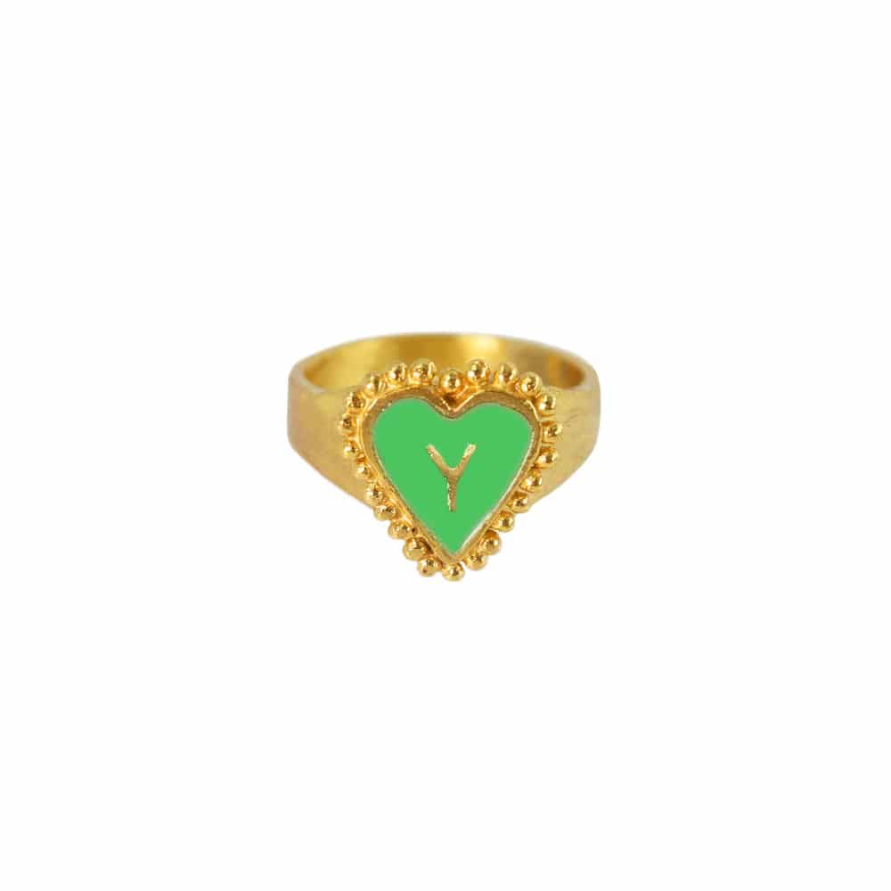 PreOrder Anillo Letra Heart - miniatura 18