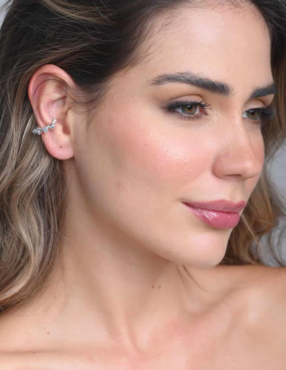 Ear Cuff Jazmin Silver - miniatura 1